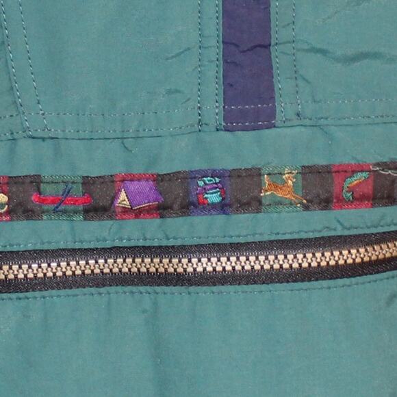 VTG L. L. Bean Women's Mountain Classic Anorak Half Zip Hooded Pullover sz S - Picture 3 of 10